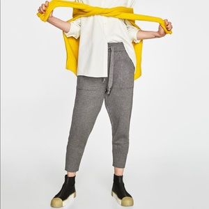 Zara Knit Jogger Pants Sweatpants